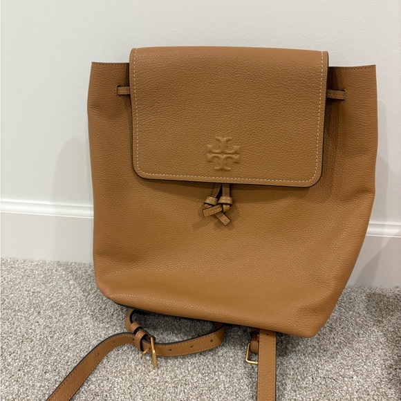 Tory Burch Handbags - Tory Burch Brown Leather Backpack